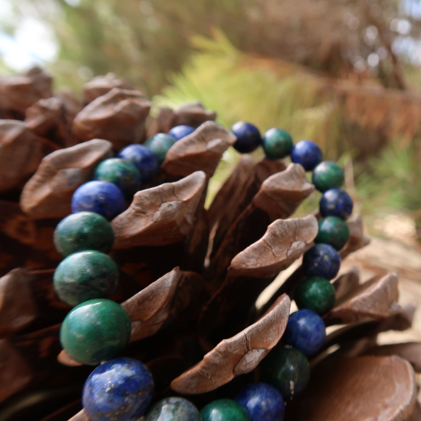 Bracelet en pierre : l'azurite - Sarraméa